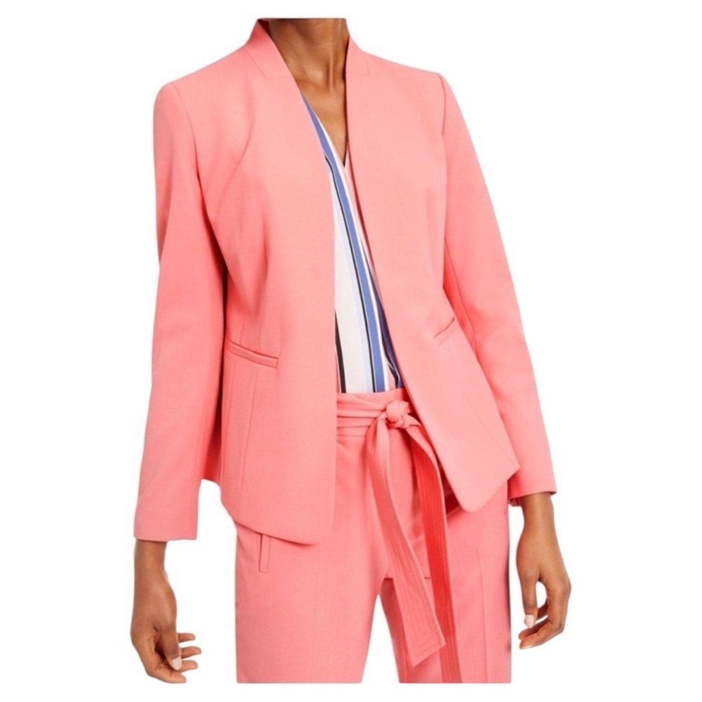 Bar IIl Women's Open Front Blazer Pink